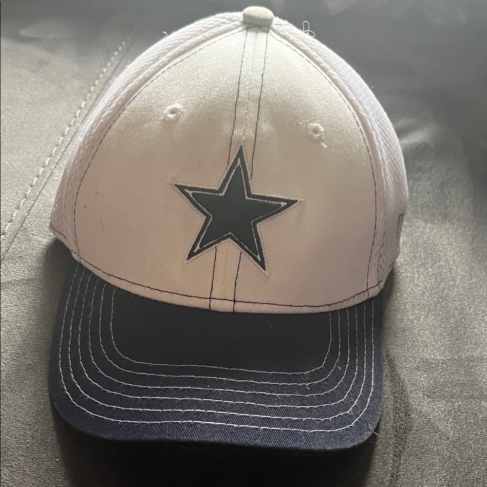 New Era White and Black NFL Cap Youth-Child